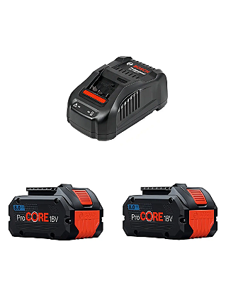 2 Baterias Procore 18v 8,0ah Carregador Gal 1880 Cv 18v 127v