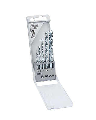 Conjunto de brocas de concreto (cyl-1) de 5 peças Bosch