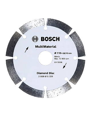 DISCO DIAMANTADO 110MM SEGMENTADO MULTIMATERIAL - BOSCH