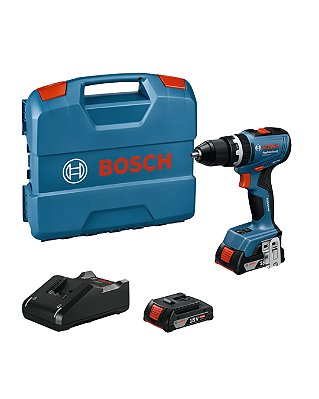 Parafusadeira/Furadeira Impacto GSB 18V-65 + Maleta + Carregador E Bateria - Bosch