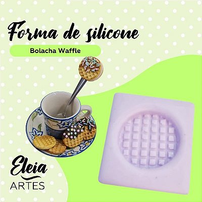 Bolacha Waffle Redonda