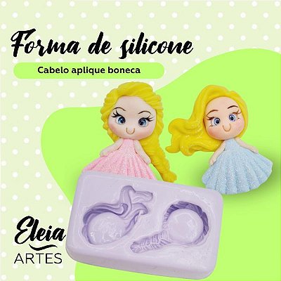 Cabelo 01 aplique boneca