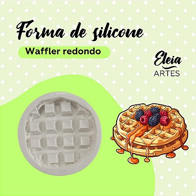 Waffle tampa de pote