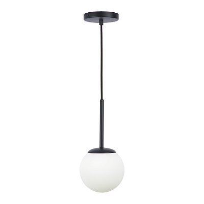 Pendente Jabuticaba Globo De Vidro - Preto