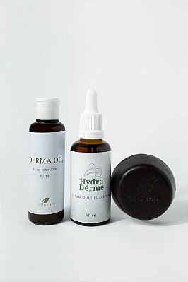 Kit skincare EkiDerme barra Completo