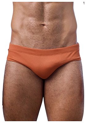 Sunga Slip Canelada Ferrugem Ipanema