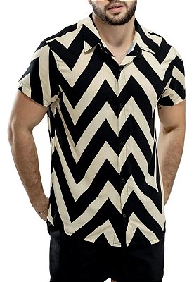 Camisa Viscolinho Estampada Sardenha