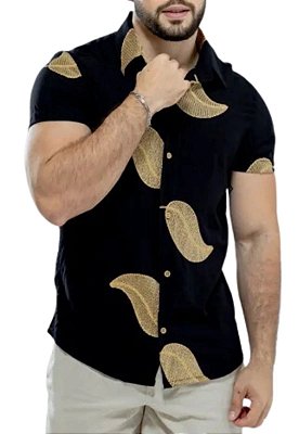 Camisa Viscolinho Bordada Enseada