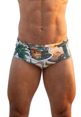 Sunga Slim Estampada RJ