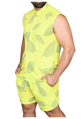 Conjunto Estampado Viscolinho Prainha