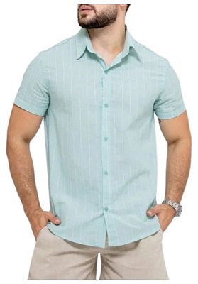 Camisa Estampada Algodão Coral