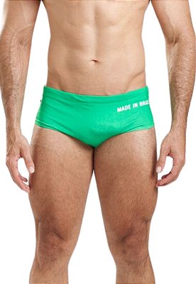 Sunga Slim Estampada Brasil