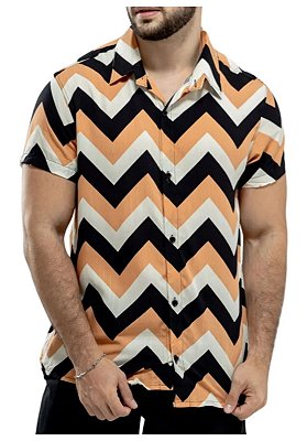 Camisa Viscolinho Estampada Resplendor