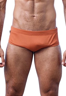 Sunga Slim Canelada Ferrugem Brisa