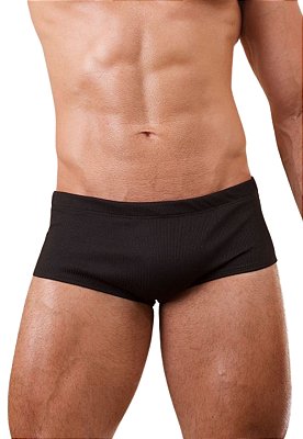 Sunga Slim Canelada Preta Volusia