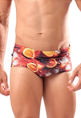 Sunga Slim Estampada Padang