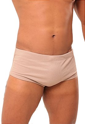 Sunga Slim Canelada Bege Brava