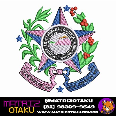 Matriz De bordado Brasão Governo do Estado do Espirito Santo