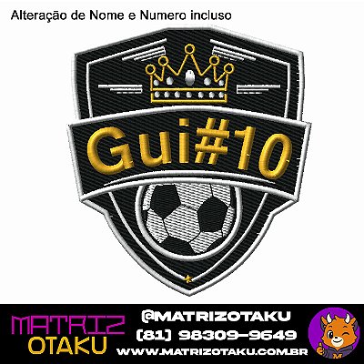 Matriz de Bordado Brasão Time de Futebol Sem nome