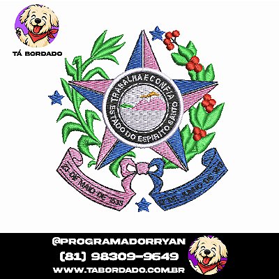 Matriz de Bordado Brasão do Espírito Santo