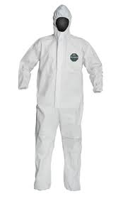 Macacão Polietileno Branco com Capuz NB127S Dupont