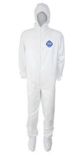 Macacão Tyvek Branco com Capuz TYCHF5S Dupont