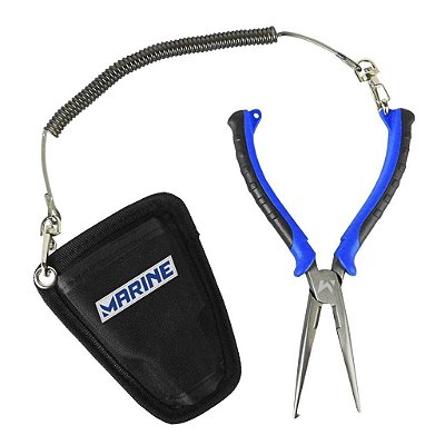 Alicate de Bico c/ Bainha e Cordão 18cm MS-SRP - Marine