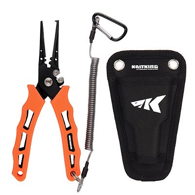 Alicate de Bico p/ Pesca 18cm - Aço Inoxidável  - Cutthroat - Kastking