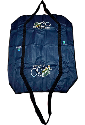Tapete p/ Pesca Nylon Antiderrapante - Azul Escuro c/ Laterais Azul Escuro - 100x90cm - MultiPesca Brasil