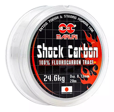 Linha Flourocarbon Shock Carbon - 20m - Maruri