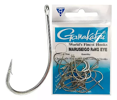 Anzol  Maruseigo Ring Eye - Tradicional - Gamakatsu