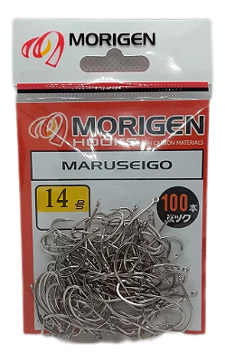 Anzol Japonês Maruseigo Black - Cartela com 100un - Morigen