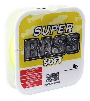 Linha Monofilamento Super Bass 250mt (Yellow)  - Marine Sports