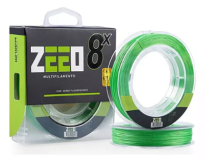 Linha Multifilamento Maruri Zeeo Verde Fluorescente X8 150m