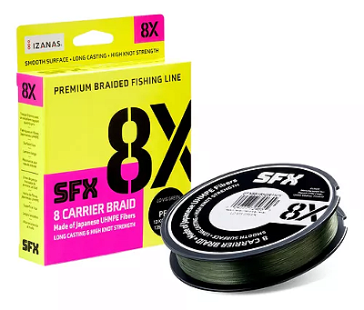 Linha Multifilamento Rapala Sufix SFX 8X 270m Verde