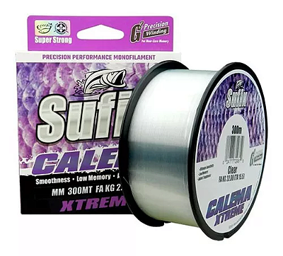 Linha Monofilamento Rapala Sufix Calema Xtreme 300m Clear