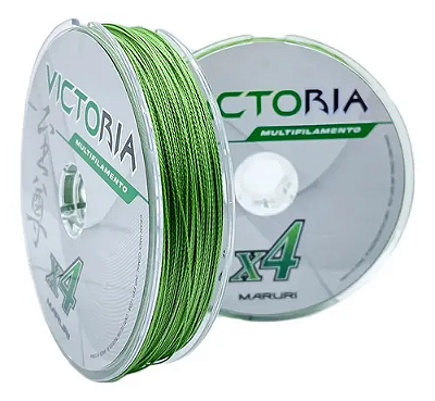 Linha Multifilamento Victoria X4 - Verde - 100m - Maruri