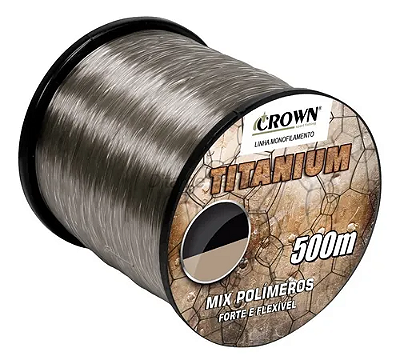 Linha Monofilamento Titanium 500m - Crown