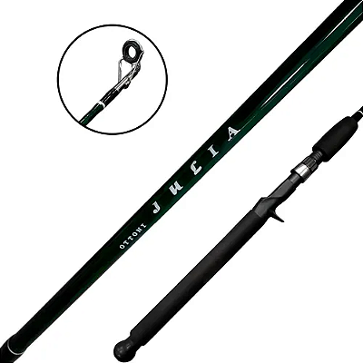 Vara p/ Carretilha Julia 2,10m 40-80lb 2 Partes - Ottoni
