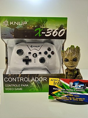 Controle Xbox 360 Com Fio Compatível Pc Kp-gm017
