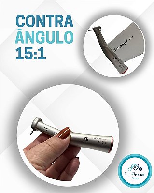 CONTRA ÂNGULO LED 15:1- IMPLANTE MULTIPLICADOR - KAVO S15L - SURGMATIC ANEL VERMELHO