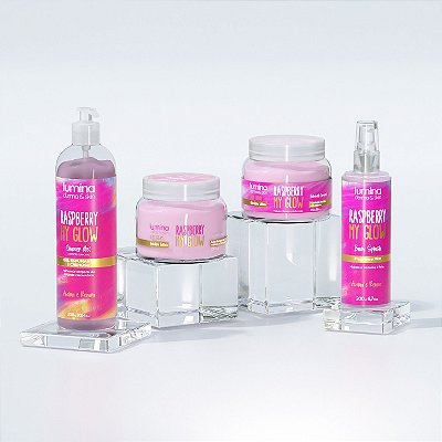 Lumina - Kit Corporal Completo - Raspberry My Glow