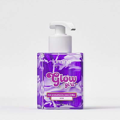 Lumina - Glow Girl - Gel Aromatizante Para Virilha de Uva - 200ml