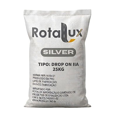 Microesfera de Vidro para Demarcação Viária Saco 25kg SILVER