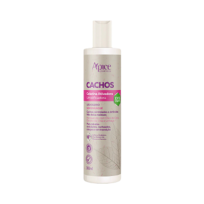 Gelatina Apice Ativadora e Umidificadora Cachos 300ml