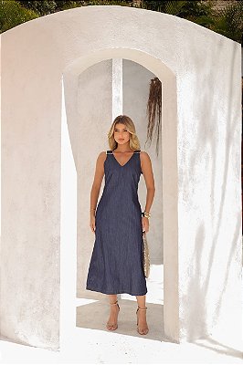 VESTIDO MIDI GLAUCIA