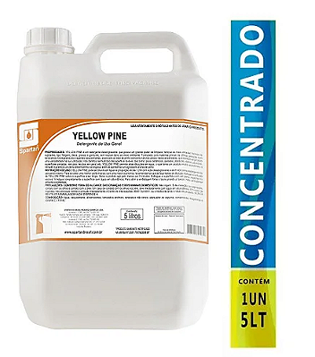 Yellow Pine - Detergente Desengraxante - 5 Litros - Spartan