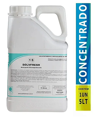 Detergente Desengordurante Solvfresh 5l Spartan