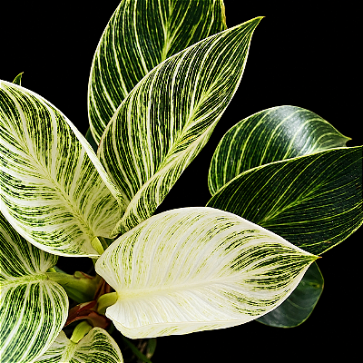 FILODENDRO VARIEGATA BIRKIN (Philodendron 'Birkin') - Pote 12