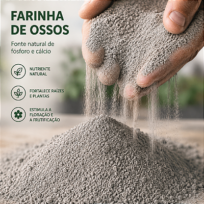 FARINHA DE OSSOS - 1 kg